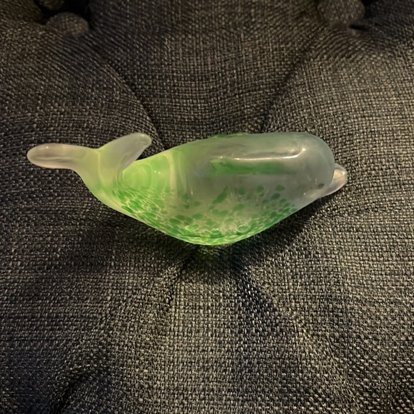 Blown glass dolphin - Picture 5 of 7